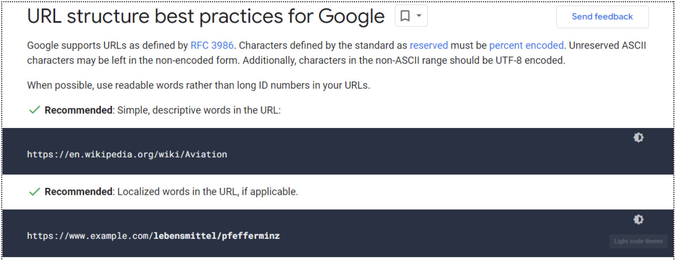 URL Structure Best Practices For Google