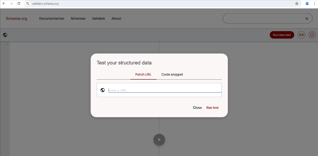 Structure Data Testing Tool